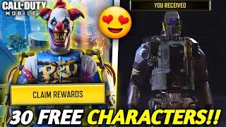 *NEW* How To Get 30 FREE Character Skins In Cod Mobile Season 5!