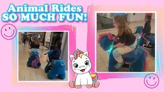 Fun, Furry & Fast: Charlotte and Olivia's Wild Animal Ride at the mall #kidsvideo #fun