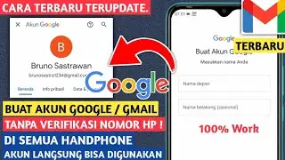 CARA MEMBUAT AKUN GOOGLE TANPA NO HP | TERBARU 2024