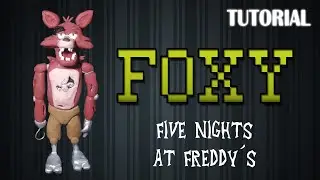 Tutorial Foxy en Plastilina / FNaF / How to make a Foxy with Clay