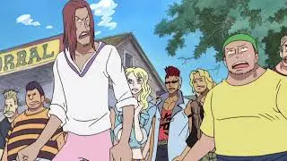 Figurantes de One Piece falando palavrão