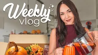 WEEKLY VLOG | Organizacja łazienki 🛁 Dyniowe LATTE 🎃 Make-up 💄