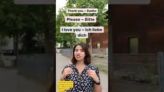 German words quickly |Life in Germany | Indian in Germany 