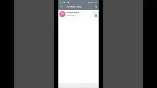 Telegram me chat hide or unhide kaise kare || How to hide chat on telegram 2023 