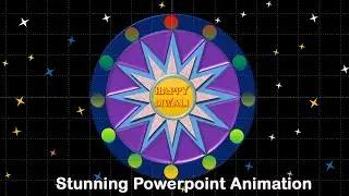 Happy Diwali Greetings | Diwali Animation | Powerpoint Tutorial | Blinking Lights