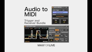Audio to MIDI Demo (Ableton / MaxForLive)