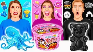 24 Часа Едим Еду Одного Цвета Челлендж от Fun Fun Challenge