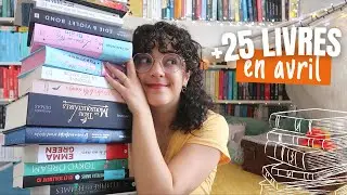 ARRIVÉE LIVRESQUE 📚 +25 livres en avril 2023