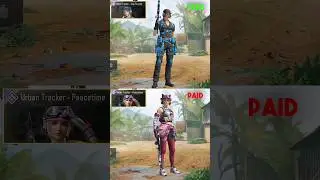 Free Vs Paid Epic Urban Tracker Skins in CODM 💀