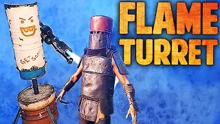 TUNA LAMPS & FLAME SENTRY TURRET  - Rust Update