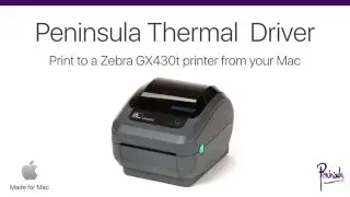 Zebra Driver for Zebra GX430t Printer on Mac