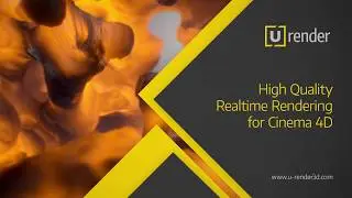 Glowing Stone - Real-time Rendering Example - U-Render