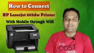 Connect HP Laserjet 202dw Printer with Mobile using Wifi II HP Wifi Printer connect with mobile