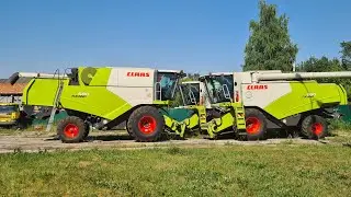 подготовка к уборочной 2021 г. claas tucano 580