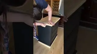 [ASMR] Do they look better in BLACK? ✔️ #asmr #furniturepainting #furnitureflip #diy #fypシ゚viral