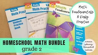 Evan-Moor Homeschool Math Bundle || MATH FUNDAMENTALS & DAILY PRACTICE || GRADE 2