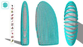 SketchUp for Architects: How to Create a 3D Model of the Nangang Office Tower by AEDAS