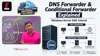 Day 43 | DNS Forwarder & Conditional Forwarder Explained | Windows Server DNS Tutorial