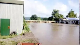 Downingtown Then & Now #69 - Brandywine River Flooding