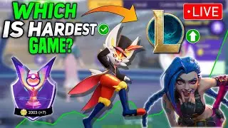 Can Pokemon unite Pro Player Master League of Legends! Let's do it Live | Pokemon unite