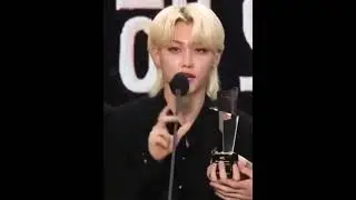 Stray kids acceptance speech for performance of the year ( Daesang) at Asian Artist Awards #shorts