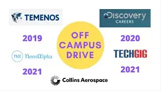Latest Off Campus Drive 2021/2022/2021/2020/2019 Batch/Internship/Fresher Jobs.