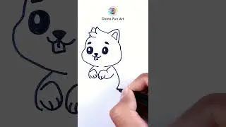 Drawing a cute squirrel