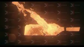 Pouring of molten iron