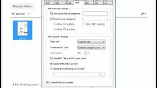 Convert to PDF/A