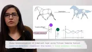 Merve Ozen: Synchronization of Two Legged Robot using Damping Control