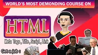 HTML Tutorial ! Meta Tags Title ,  Including external CSS & JS | Web Development Tutorials #3