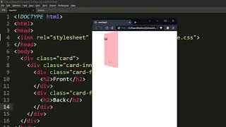 Just one tutorial away from becoming a 3D Web Designer. Flip a DIV Element like a Real Card