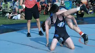 Brady Daniels of Askren Wrestling Academy [R] v. Isaiah Gibbs of Janesville Craig HS [G] (115)
