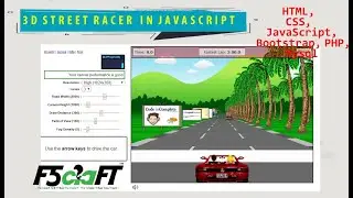 3D STREET RACING GAME IN JAVASCRIPT | 90s Kids | Tamil | F5Craft - Web Development Company