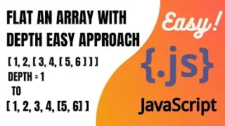 Flat an array with Depth | JS interview question | Medium problem