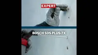 EXPERT SDS Clean plus-8X contro la polvere durante la fortura #shorts  #boschprofessional