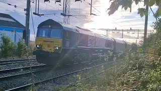 DBC class 66005 & 66040. Dudley Port. 26/9/24
