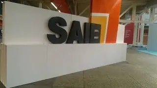 Educational visit to SAIE, held at Bologna Fiere, Aldo Moro