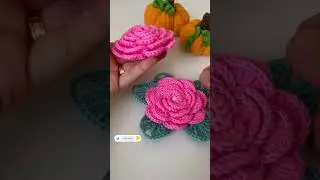 Woww !!!! VERY SWEET 🌹 Easy Crochet Rose Flower Pattern For Beginners 🌺