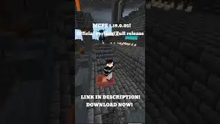 DOWNLOAD MCPE 1.19.0.05 FOR FREE! #shorts