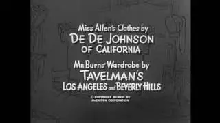 McCadden Productions/Columbia Pictures Television (1954/1982-B&W)