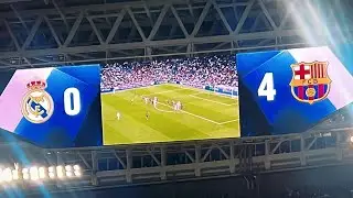PALIZA y HUMILLACIÓN TOTAL en su casa al REAL MADRID 4 a 😱  del #fcbarcelona.Así lo viví #highlights