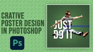 How to create poster in photoshop