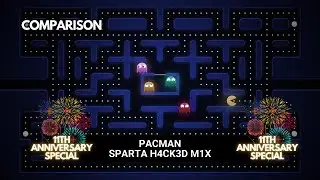 🎆[11th ANNIVERSARY SPECIAL]🎆 Pac-Man: Sparta H4CK3D M1X (Comparison)