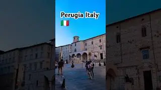 Perugia, Italy - Summer 2024 - Piazza IV Novembre 🇮🇹 #perugia #italy #travel #shorts