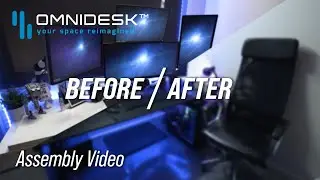Setup Makover - Omnidesk Pro Electric Desk | Assembly Video