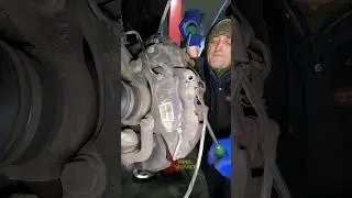 Difficulty replacing front brake pads 