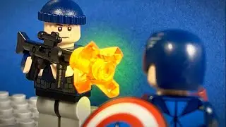 Captain America FIGHT SCENE - LEGO Stop Motion