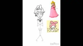 Princess Peach and My Melody