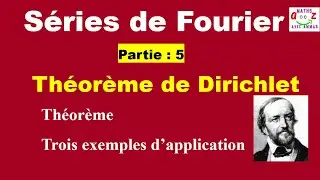 Théorème de Dirichlet. Cours séries de Fourier